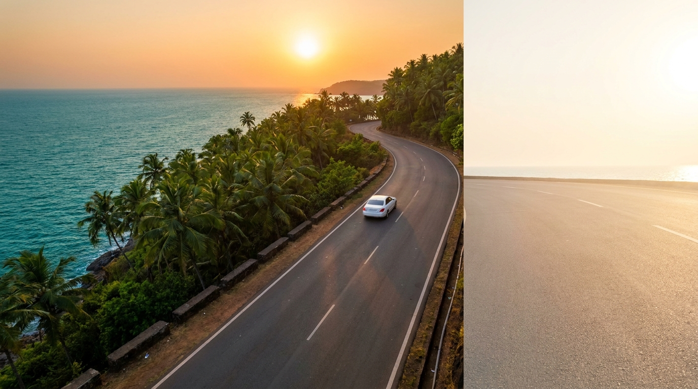 Scenic Konkan Coastal Road